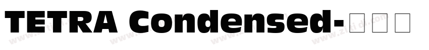 TETRA Condensed字体转换